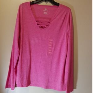 NWT FREE2B pink blouse size:XXL